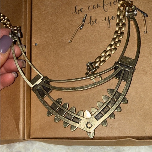 Chloe + Isabel Gold-Tone Necklace with Iridescent and Cream Accents - Picture 8 of 11